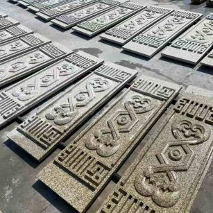 丽水 黄金麻花岗岩外墙雕刻板