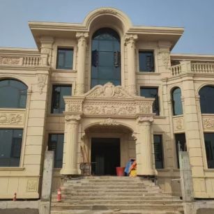 丽水 黄金麻花岗岩别墅外墙干挂