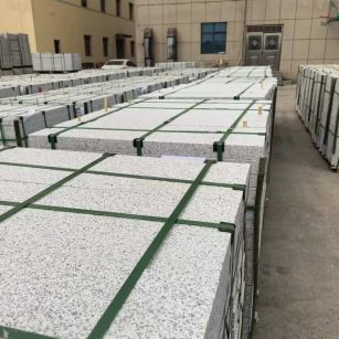 丽水 白麻花岗岩5.0公分荔枝面地铺石