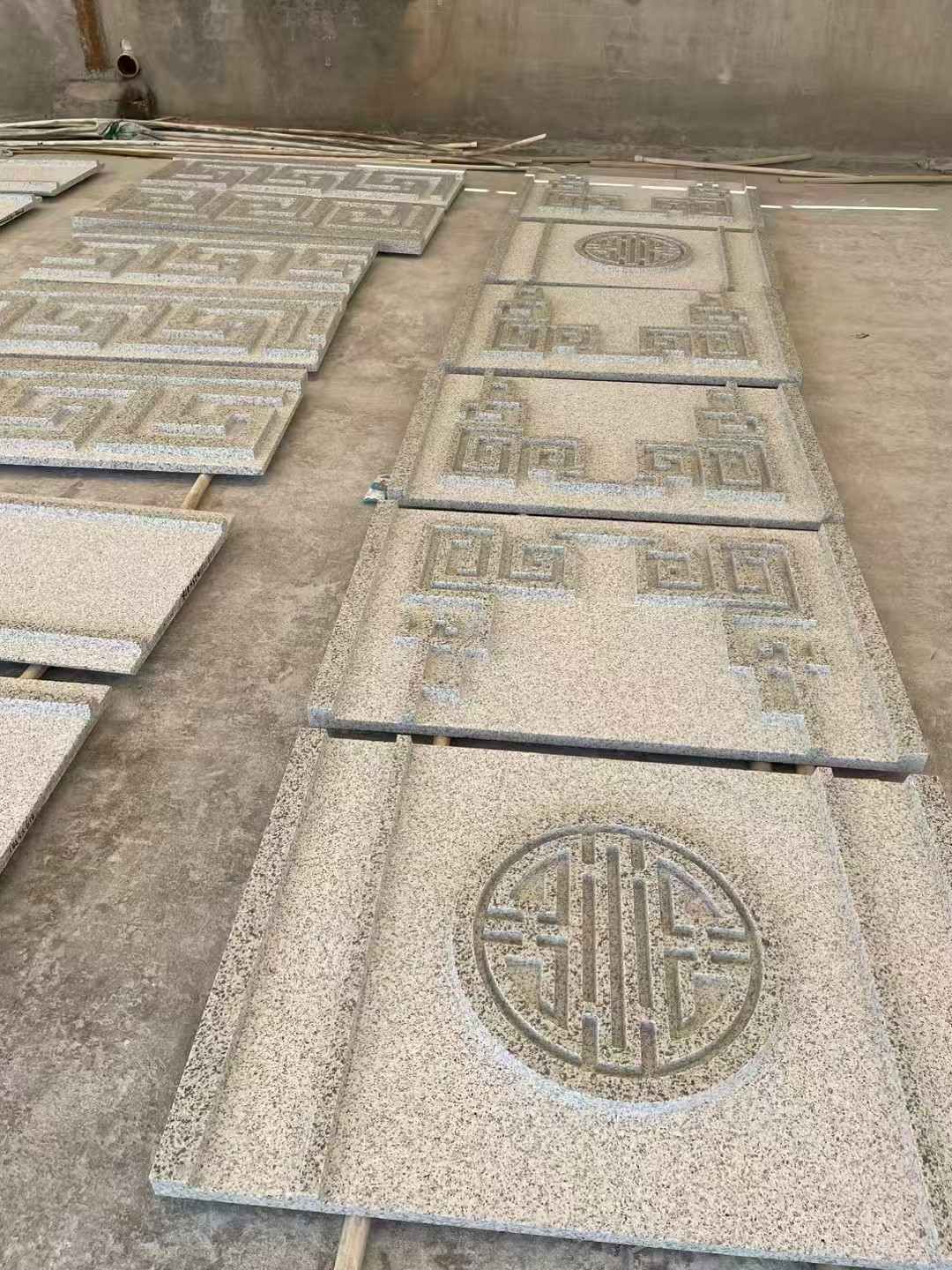 丽水 白麻花岗岩外墙立面雕刻板