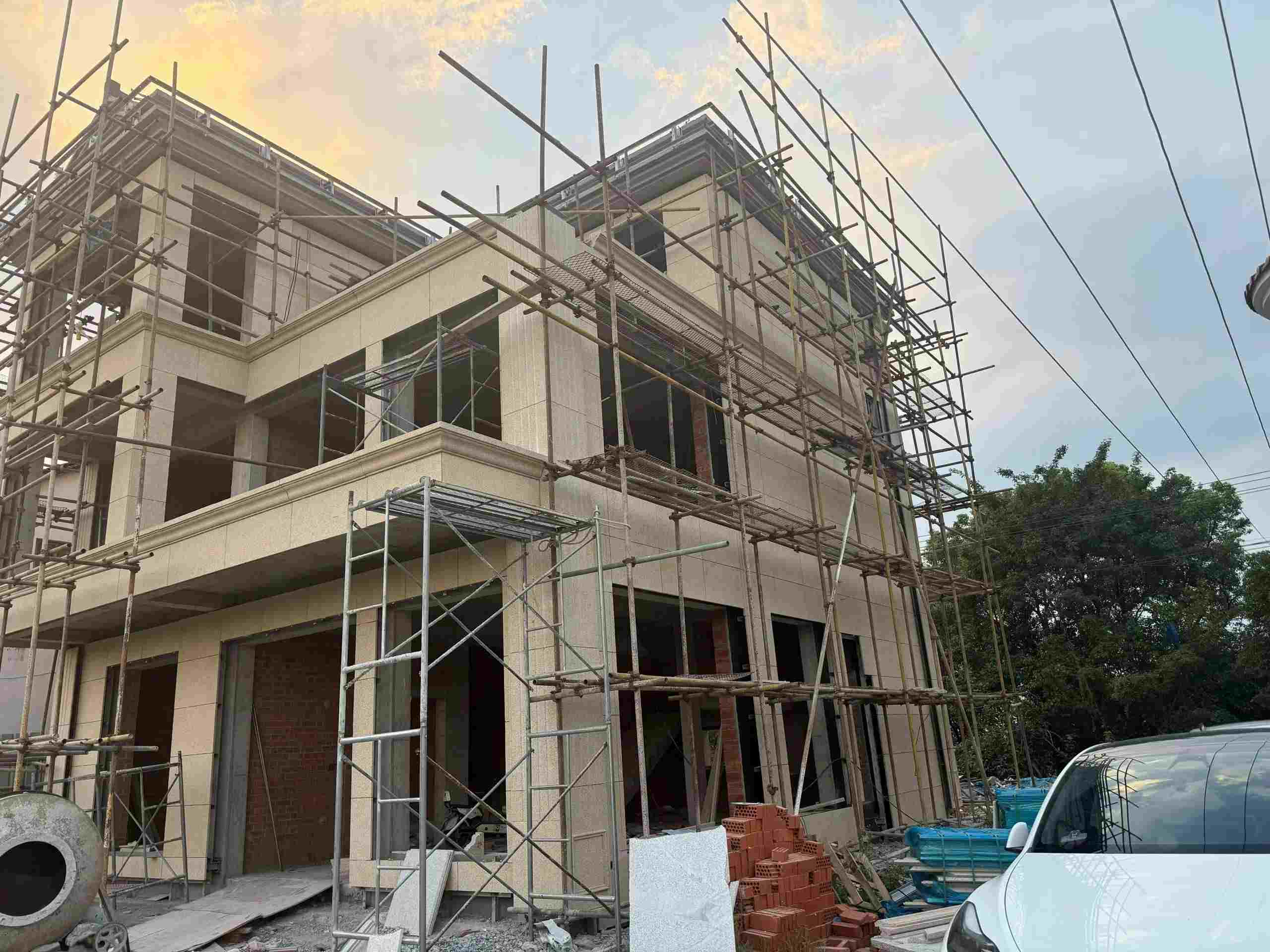 丽水 黄金麻荔枝面花岗岩外墙干挂