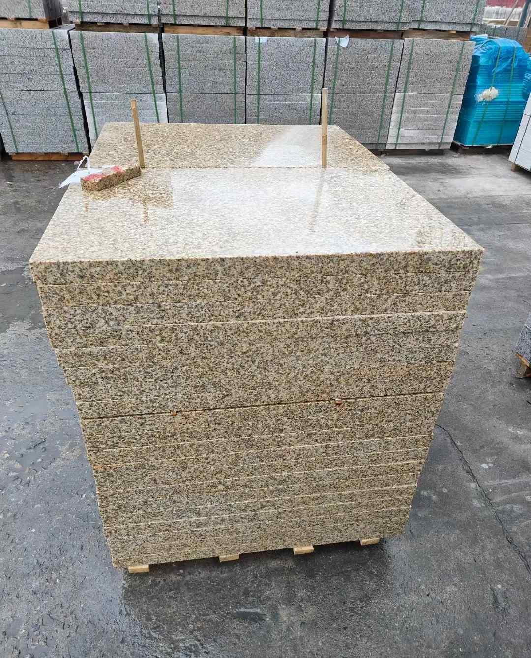 丽水 湖北黄金麻花岗岩石材荔枝面外墙石材