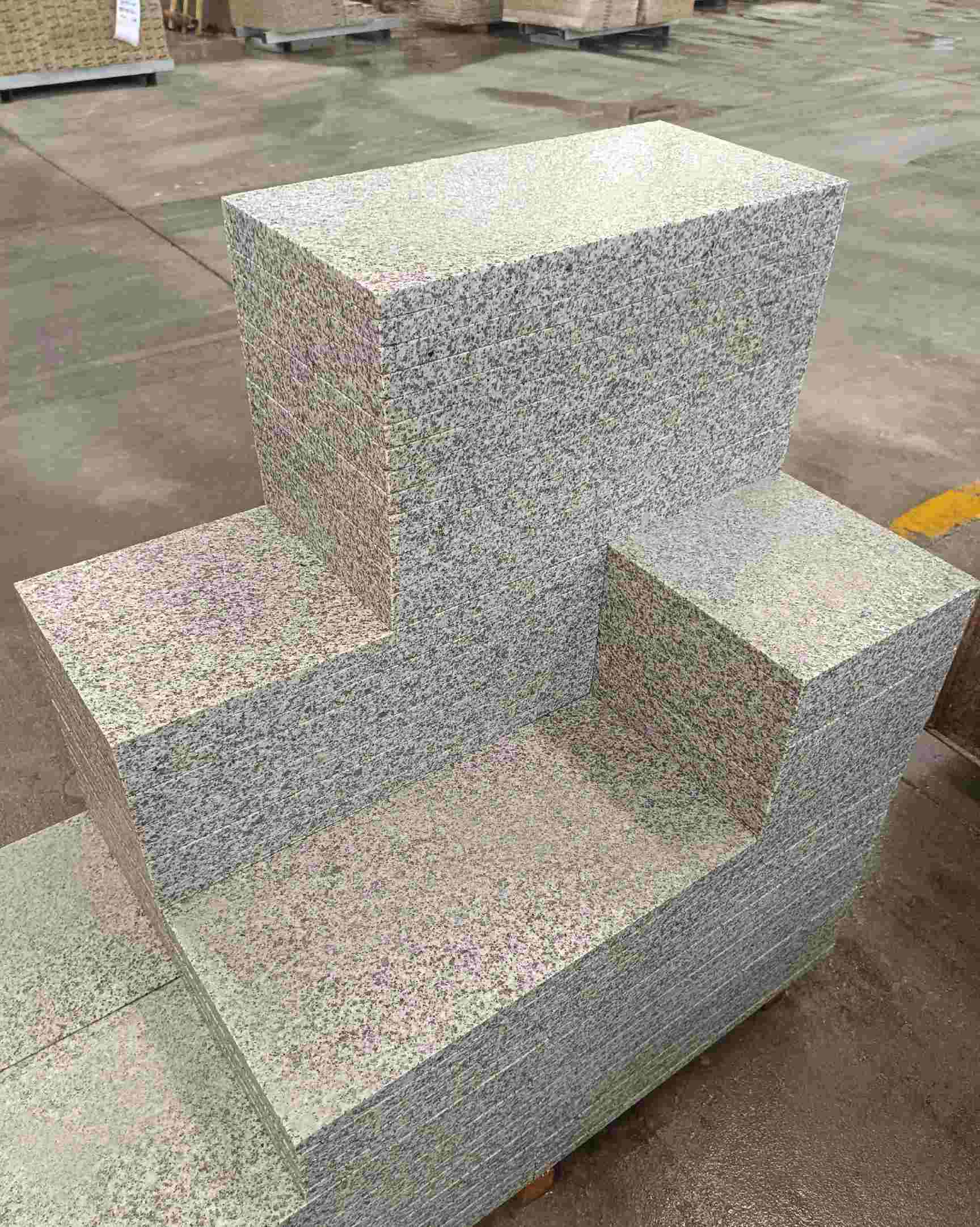 丽水 白麻花岗岩荔枝面地铺石