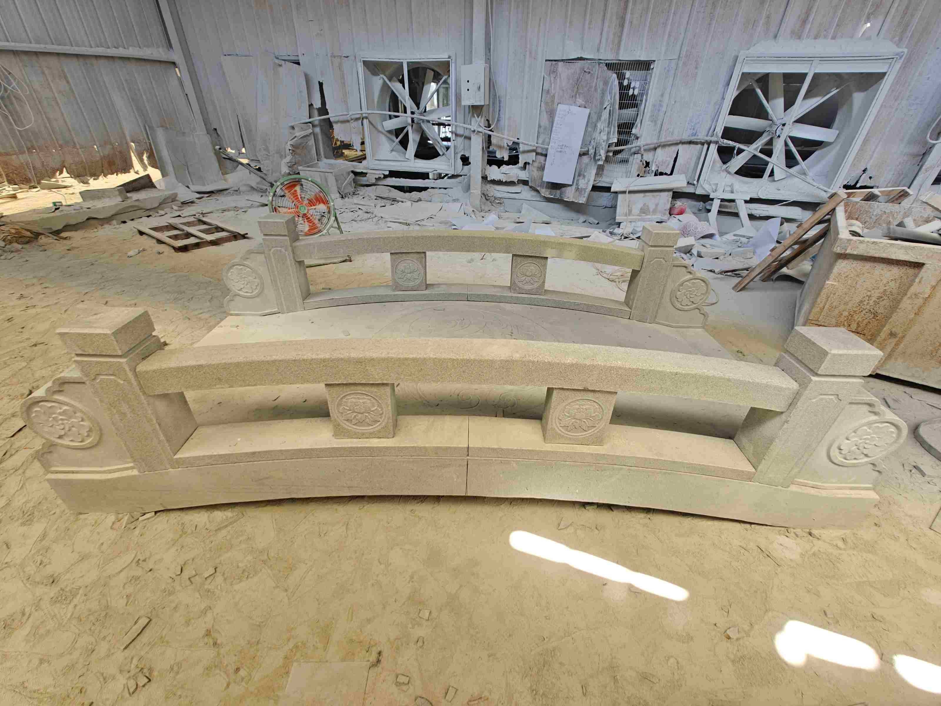 丽水 芝麻灰花岗岩异形加工-拱桥，石桥