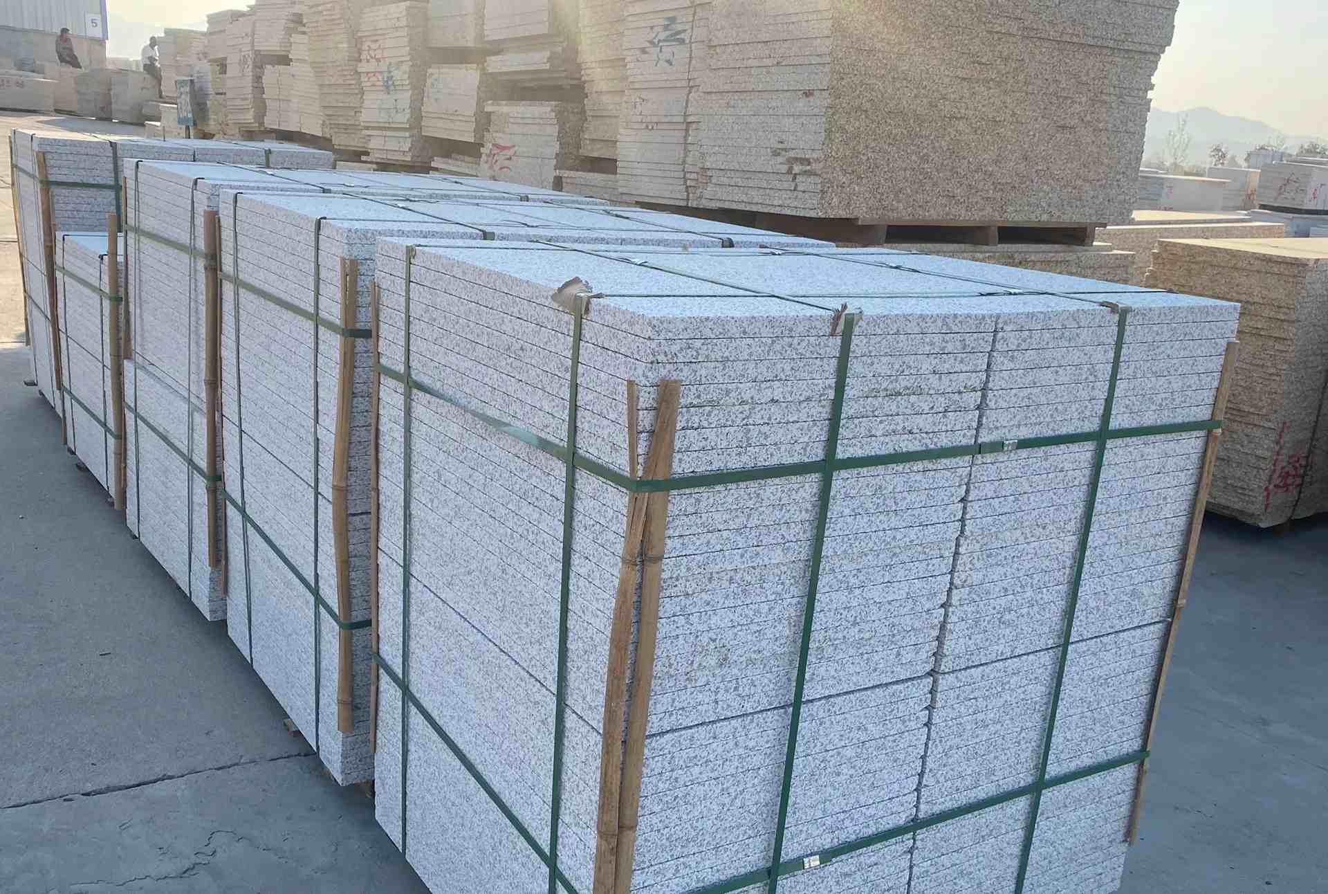 丽水 白麻花岗岩荔枝面地铺石