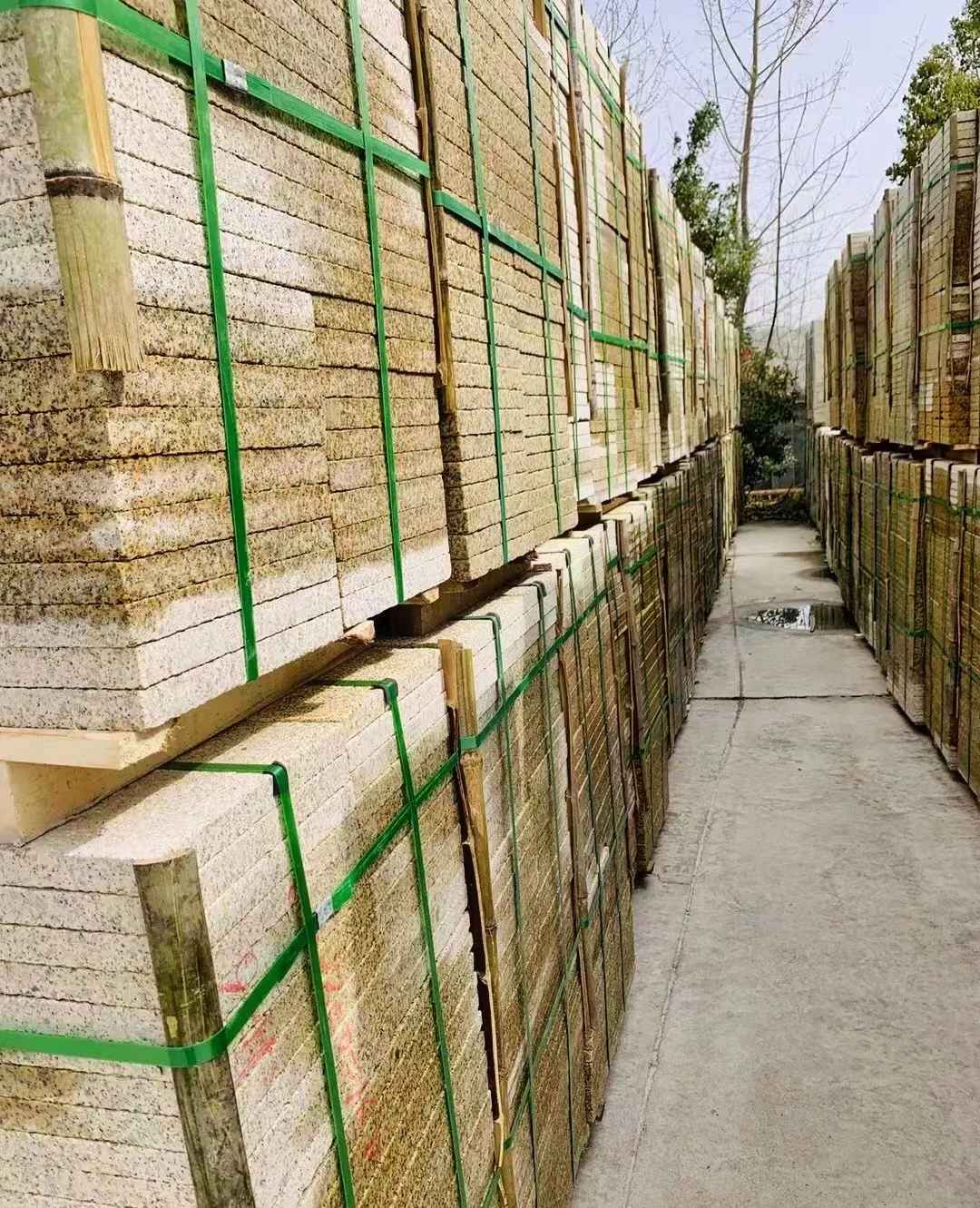 丽水 黄金麻花岗岩荔枝面地铺石