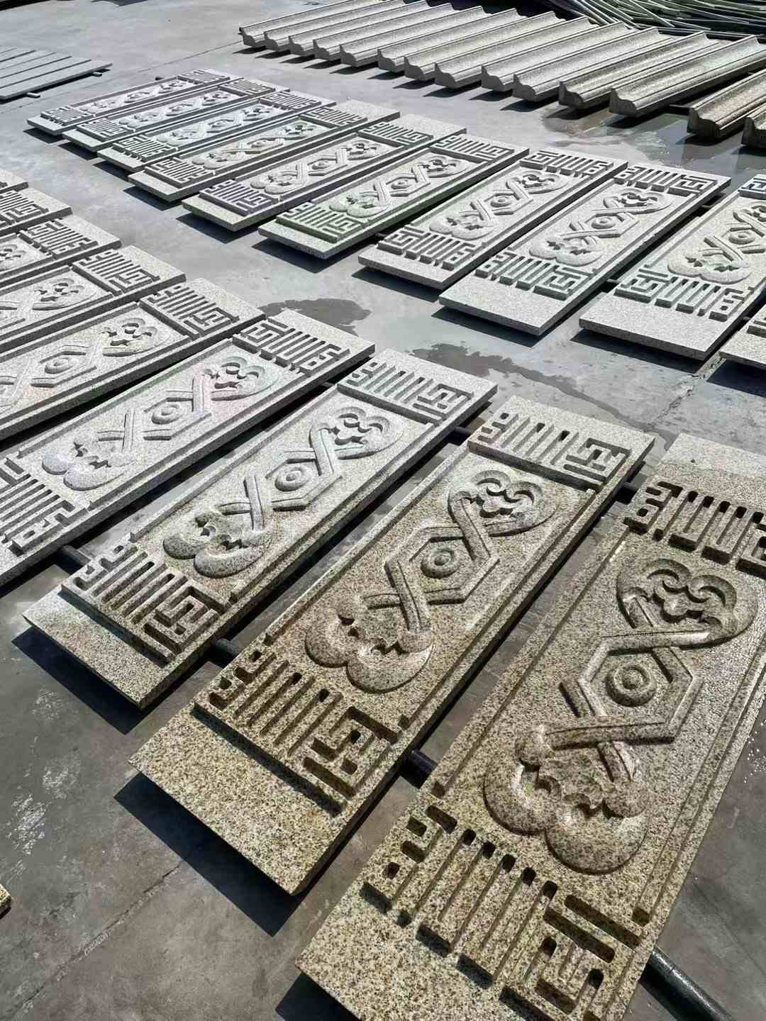 丽水 黄金麻花岗岩外墙雕刻板