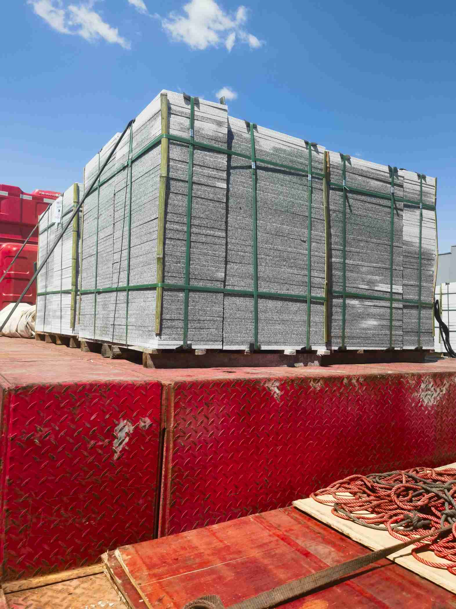 丽水 芝麻白火烧规格板地铺石300*600/600*600