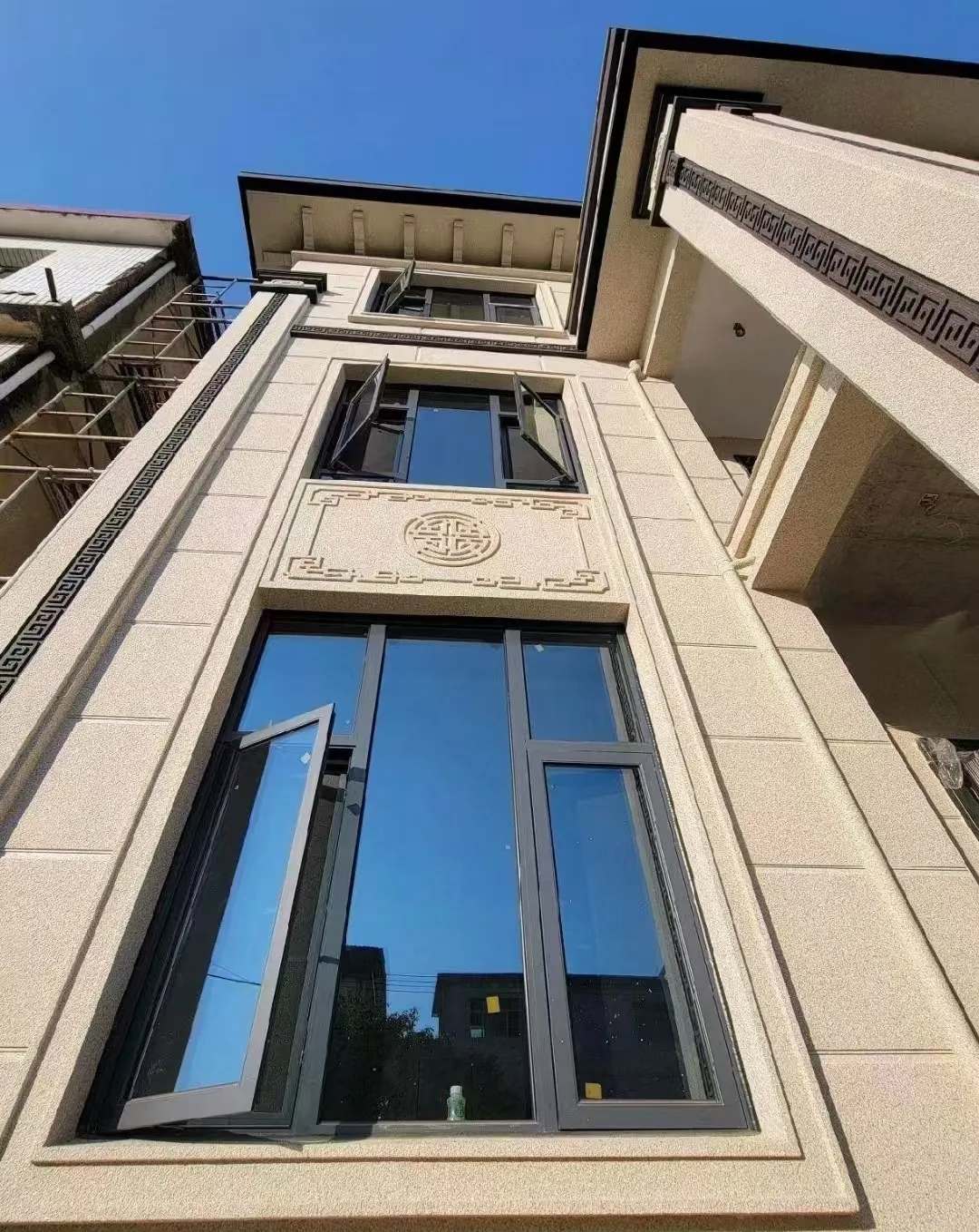 丽水 黄金麻荔枝面别墅外墙干挂效果展示